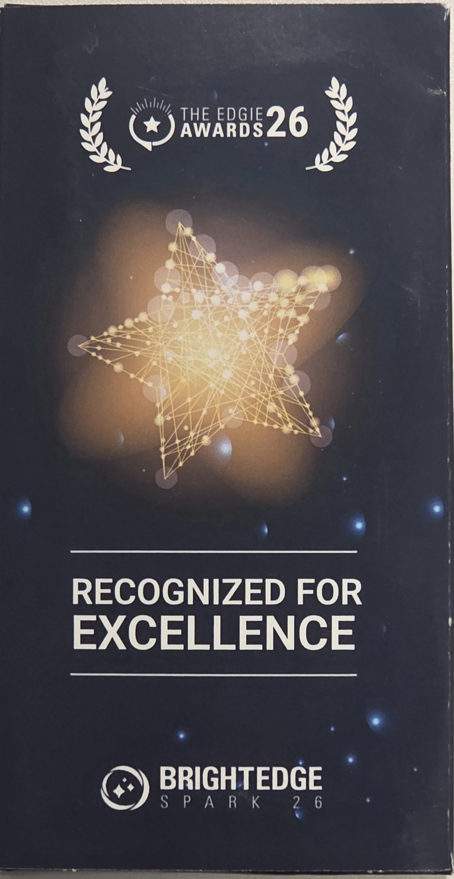 Recognized for Excellence, BrightEdge Edgie Awards at Spark 26.