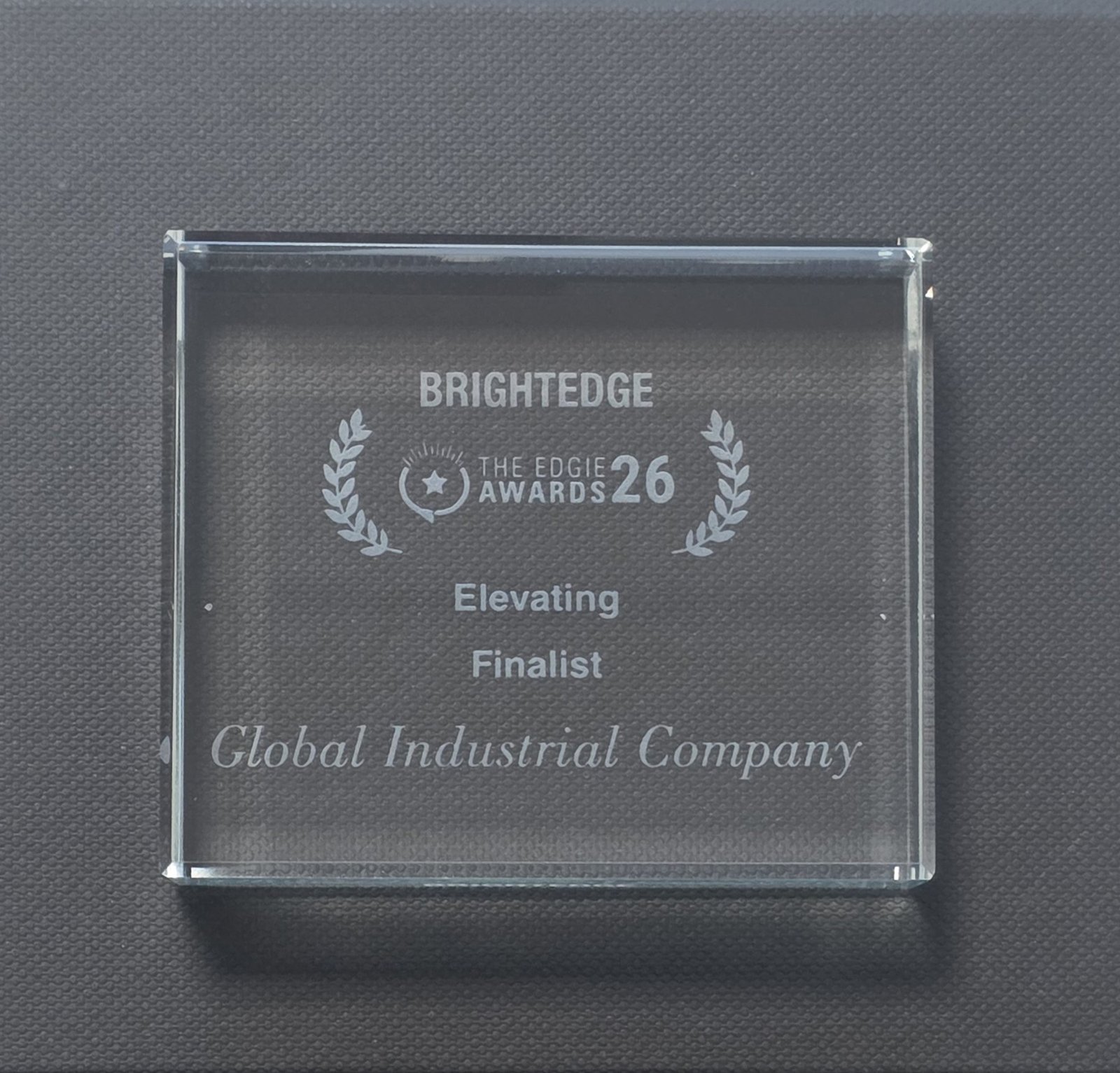 Finalist, Elevating category, BrightEdge Edgie Awards 2026.